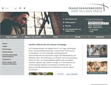 Tablet Screenshot of franziskanerbrueder.org